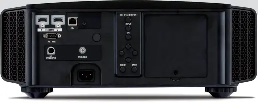  ??  ?? With HDCP 2.2-compliant HDMI inputs, the JVC does Ultra HD at 60 hertz and 10 bits.