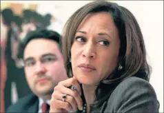  ?? By Jeff Chiu, AP ?? California Attorney General Kamala Harris: The proposed $25 billion settlement is inadequate, she says.