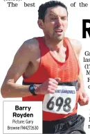  ?? Picture: Gary Browne FM4272630 ?? Barry Royden