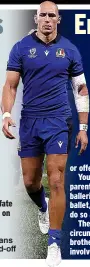  ??  ?? PARISSE: Virus means no Six Nations send-off