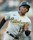  ?? Lachlan Cunningham/Getty Images ?? Pirates third baseman Ke’Bryan Hayes rounds the bases on a tworun home run against the San Francisco Giants Friday at Oracle Park in San Francisco. The game finished too late for this edition. Check out post-gazette.com for more.