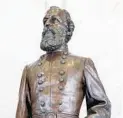  ?? AP FILE ?? Confederat­e Gen. Edmund Kirby Smith’s statue in the U.S. Capitol.
