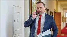  ?? Foto: P. Topič, MAFRA ?? Ministr Jurečka jde na vládu.