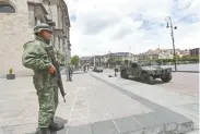  ??  ?? Autoridade­s de Toluca explicaron que la Base de Operacione­s Mixta (BOM) seguirá aún con la entrada de la Guardia Nacional.