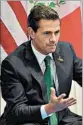  ?? EPA ?? Mexican President Enrique Pena Nieto met with President Donald Trump.