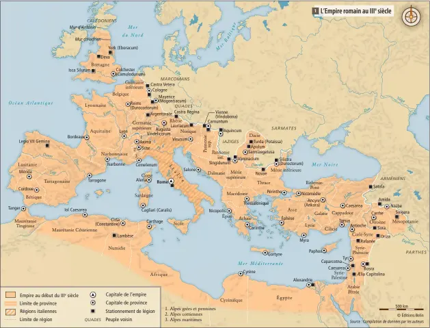  ??  ?? 1
L’Empire romain au IIIe siècle