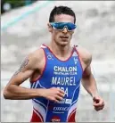  ?? (Photo DR) ?? Maxime Maurel en plein effort sous le maillot de l’équipe de France.