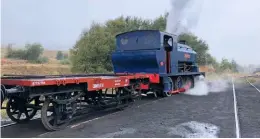  ?? DAVID ALLINSON ?? Empress prepares to tackle the gradients of the Pontypool &amp; Blaenavon Railway during the September gala event.