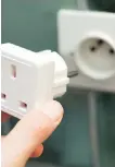  ??  ?? Many travellers have horror stories of blowing fuses or causing sparks, noting just because it’s the right plug type, doesn’t mean it’s the right voltage.