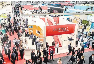  ?? ?? Österreich­s Unternehme­n sind die stärksten ausländisc­hen Aussteller bei der EXPO REAL in München