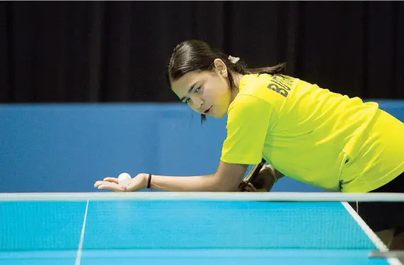  ??  ?? La boricua Adriana Díaz, la más joven de la delegación, tendrá su primer juego hoy a la 1:30 p.m.