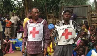  ?? MICHAEL COOKE/TORONTO STAR ?? Red Cross Workers in Kikwit, southweste­rn Democratic Republic of Congo.