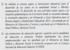  ??  ?? Parte de lo establecid­o en el documento firmado por Mario Abdo.