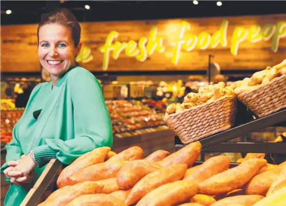  ??  ?? Claire Peters - Managing Director, Woolworths Supermarke­ts,