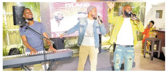  ?? CONTRIBUTE­D PHOTOS ?? Island Kings gave a taste of what is to come, infusing the Bill Withers’ classic ‘Lovely Day’ with ‘Jesus’ lyrics and lots of movement. They will be performing on the Jerusalem stage on March 30.