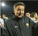  ?? UMBC ATHLETICS ?? Pete Caringi Jr., 67, guided UMBC men’s soccer to a 320-204-81 record, its first NCAA Tournament appearance in 1999 and its first Final Four in 2014.