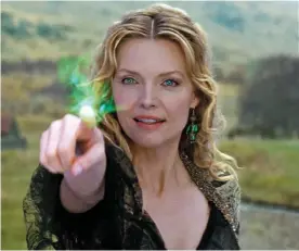  ??  ?? Skye high: Michelle Pfeiffer in Stardust, filmed on the island