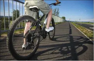  ??  ?? Irish roads, both urban and rural are not designed with cyclists in mind.