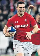  ??  ?? Back in the tries: George North scored twice against France in his last outing