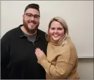  ?? PHOTO COURTESY OF NICK VERGARA AND REBECCA MARTIN ?? Newly engaged couple Rebecca Martin and Nick Vergara met at Montgomery County Community College.