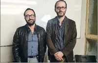  ?? . ?? ‘Lena’Daniel Vázquez Sallés y Toni Vall durante la presentaci­ón de Lena, del primero de ambos, publicado por la editorial Alrevés