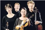  ?? FOTO: R. HOMMELSHEI­M ?? Auch das Minguet-Quartett kommt zum Inselfesti­val.