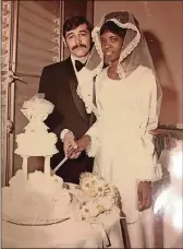  ?? COURTESY OF CARPENTER FAMILY ?? Joseph Carpenter and Sallie Mitchell were married April 4, 1970, at St. Thomas More Catholic Church.