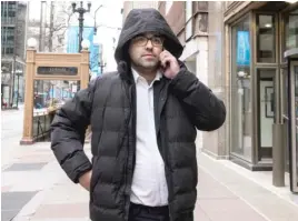  ?? ASHLEE REZIN GARCIA/SUN-TIMES ?? Robert Gorodetsky walks out of the Dirksen Federal Courthouse on Wednesday after pleading guilty in a $9.6 million wire fraud scheme.