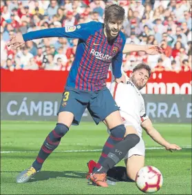  ?? FOTO: PEP MORATA ?? Gerard Piqué habló claro tras cuajar otro gran partido