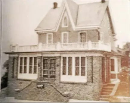  ?? SUBMITTED — DAN YOCUM ?? Originally built in 1868, this photo shows the building in 1930 when it was a funeral home.