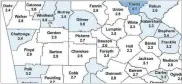  ?? Georgia Department of Labor ?? A quick look at the jobless rates across Northwest Georgia as of February 2024.