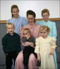  ?? COURTESY OF RACHEL JEFFS ?? Rachel Jeffs seen with her children: “Back in South Dakota with my kids at Father’s house, 2013, before he sent me away from them again, this time for more than six months. For me, that was the last straw; I knew I had to leave.”