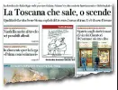  ??  ?? La prima pagina del «Corriere Fiorentino» di martedì scorso