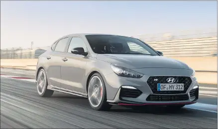  ??  ?? PARIS SHOW: The new Hyundai i30 N Fastback has benefitted from an Aussie-style supple suspension tune.