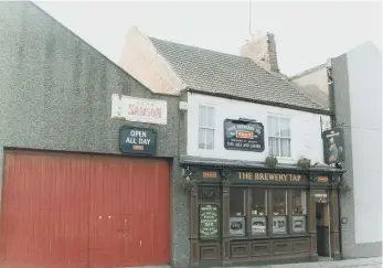  ??  ?? The Brewery Tap in Dunning Street ran from 1842 to 2000 was once a smallpox hospital in the 1800s. Photo: Ron