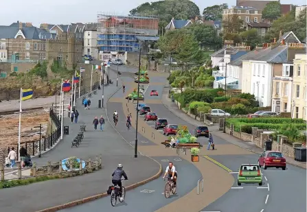  ?? North Somerset Council ?? CGI of proposed plans for Clevedon seafront