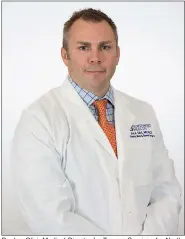  ??  ?? Dr. Joe Olivi, Medical Director for Trauma Services for Northwest Medical Center-Springdale