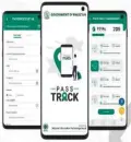  ??  ?? Passengers who do not have the Pass Track app will have to upload their details online and submit a health declaratio­n form.