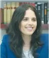  ?? (Marc Israel Sellem/The Jerusalem Post) ?? AYELET SHAKED