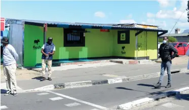  ?? AYANDA NDAMANE African News Agency (ANA) ?? THE owner of New Hope Spaza, in Langa, was given until November 17 to relocate the containers to another portion of the same erf after trading at the location for more than 27 years. |