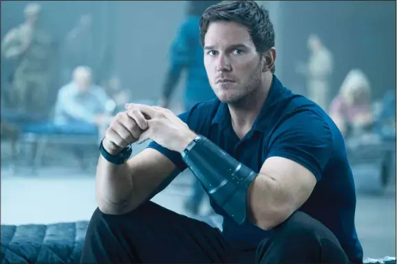  ??  ?? This image released by Amazon shows Chris Pratt in a scene from ‘The Tomorrow War.’ (AP)