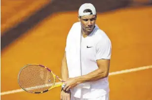  ?? // JAVI FERRÁNDIZ ?? Rafa Nadal tiene una dura prueba en el Mutua Madrid Open, donde de nuevo le pondrán en dificultad­es la joven generación