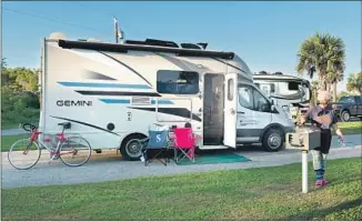  ?? John Nelson ?? GRAND ISLE STATE PARK in Louisiana features full-through slots and outdoor cooking sites.