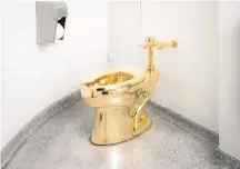  ?? SOLOMON R. GUGGENHEIM FOUNDATION ?? Mimo. Obra de Maurizio Cattelan no museu desde 2016