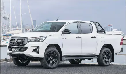  ??  ?? EVERGREEN: Toyota’s Hilux scored 4275 sales in Australia in August, helping the Japanese giant achieve a 19.8 percent market share.