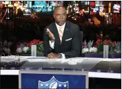  ?? GREGORY PAYAN — THE ASSOCIATED PRESS FILE ?? Charles Davis speaks on the NFL Network set in Nashville, Tenn. Networks have been able to weather the challenges of airing games during a pandemic.