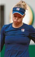  ?? Foto: dpa ?? Enttäuscht nach dem Aus im Viertelfin­a‰ le: Laura Siegemund.