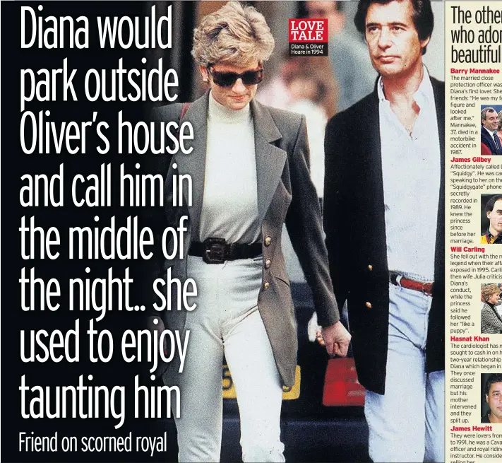  ??  ?? Diana &amp; Oliver Hoare in 1994