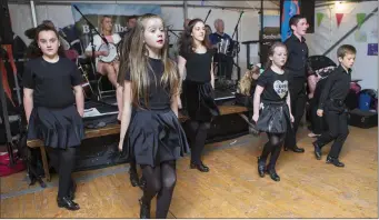  ??  ?? Traditiona­l music festival launch – Ellen’s pub, Maugherow: Gallagher School of Dancing.