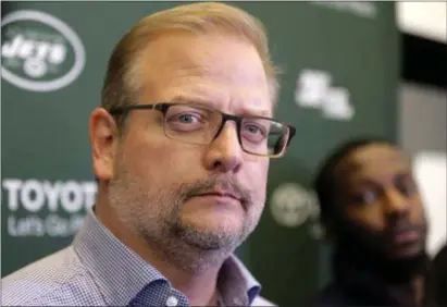  ?? SETH WENIG — THE ASSOCIATED PRESS ?? After firing Todd Bowles, the Jets are focused on bringing in someone who will be able to lead a franchise that has missed the playoffs for eight straight seasons. That responsibi­lity falls to general manager Mike Maccagnan, pictured, who kept his job despite the team’s poor performanc­e.